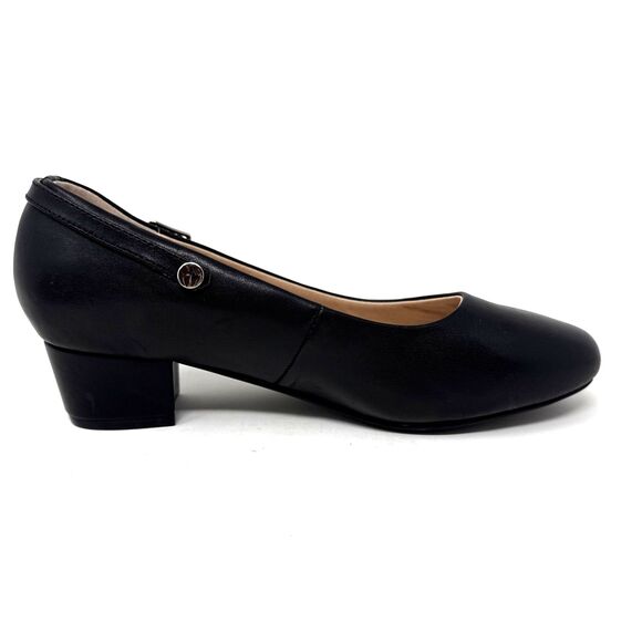 Propet Zuri Mary Jane Pumps Womens Sz 7.5 D Black Leather Comfort Adj. Strap NEW - Picture 10 of 16